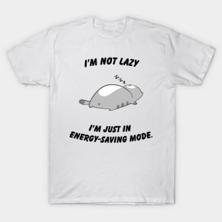 Non-lazy cat (LIGHT) T-Shirt